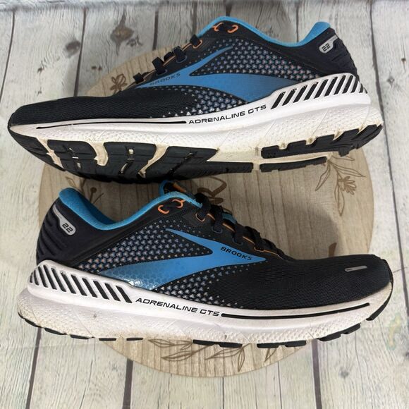 Brooks Adranaline GTS 22 Sneakers Men Size 10.5 Black Running Walking Shoes main image 7